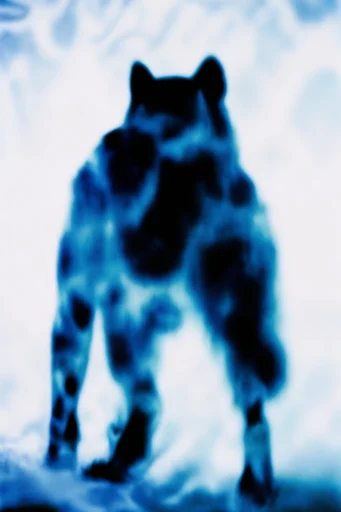 Spectral Glitch Surrealism style AI image example 3