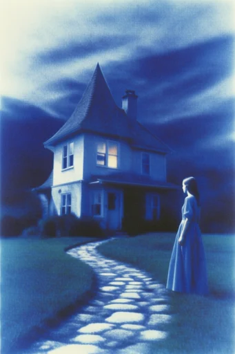 Cinematic Nocturnal Chiaroscuro style reference image — dramatic shadow play