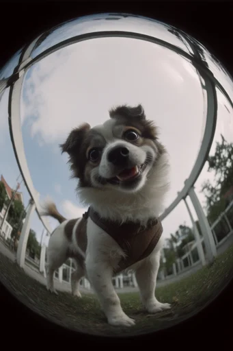 Dynamic Fisheye Urbanism style reference image — dynamic architectural framing