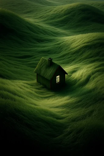 Velvet Verdant Surrealism style AI image example 4
