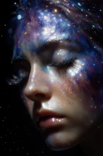 Ethereal Celestial Portraiture moodboard — generate AI images in this style