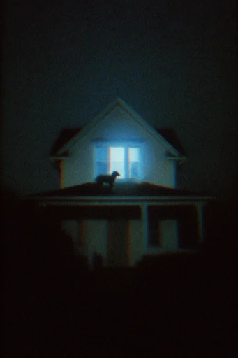 Nocturnal Liminal Decay style AI image example 4