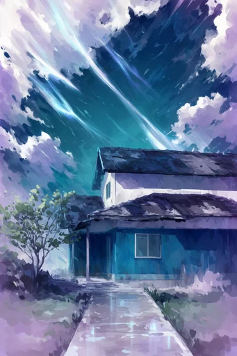Luminous Cosmic Ethereal style AI image example 4