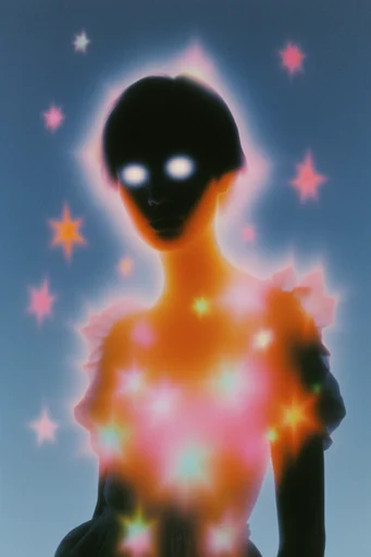 Spectral Thermal Noir style reference image — ethereal aura