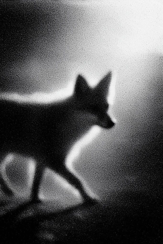 Ethereal Grain Noir style AI image example 3