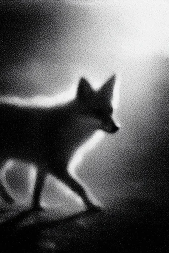 Ethereal Grain Noir style reference image — stipple texture