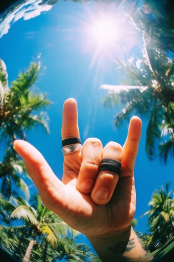 Vibrant Solar Perspective style reference image — dramatic lens flare