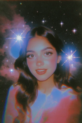 Retro Cosmic Nostalgia style reference image — cosmic fantasy