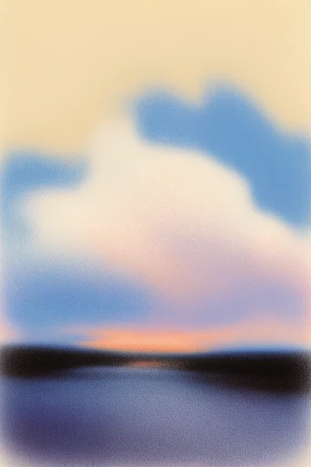 Ethereal Chromatic Grain style reference image — soft-focus blur