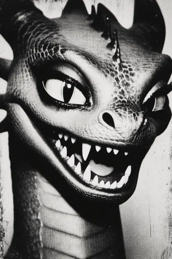Raw Monochromatic Distorted Noir style reference image — harsh chiaroscuro