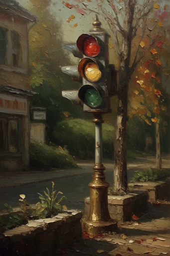 Romantic Academic Impasto style reference image — melancholic atmosphere