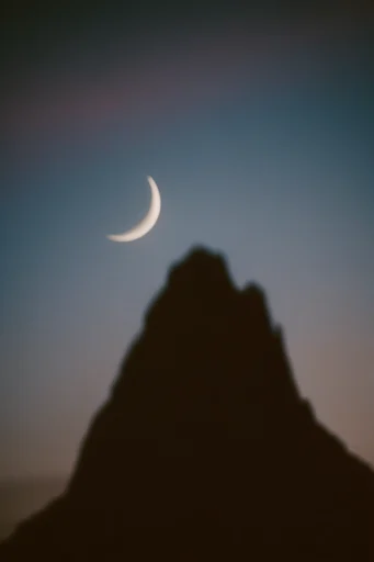 Nocturnal Cyan Melancholia style reference image — moody minimalism
