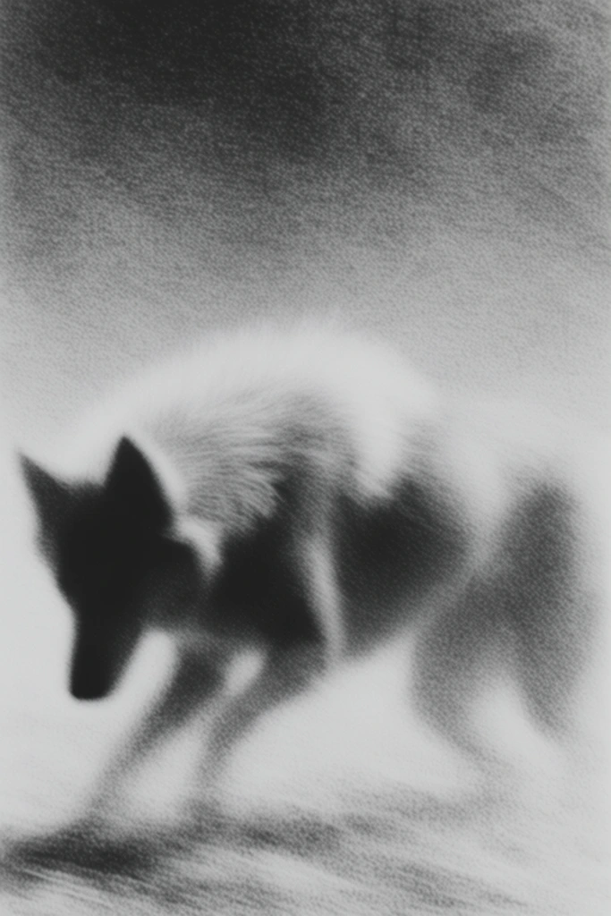 Spectral Monochrome Noir style AI image example 3