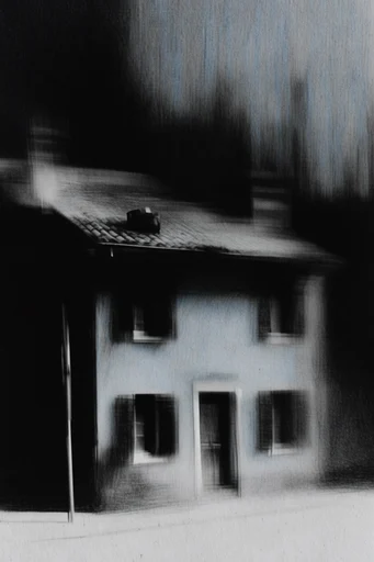 Kinetic Noir Abstraction style reference image — shutter drag