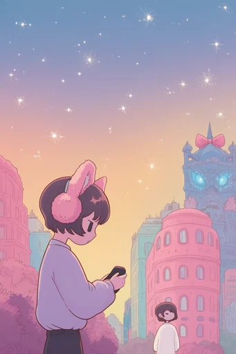 Ethereal Pastel Dreamcore style reference image — pastel dreamcore