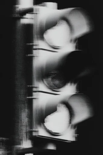 Kinetic Spectral Noir style reference image — dramatic motion blur