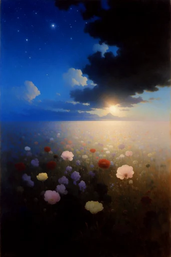 Celestial Dualistic Surrealism style reference image — magical realism