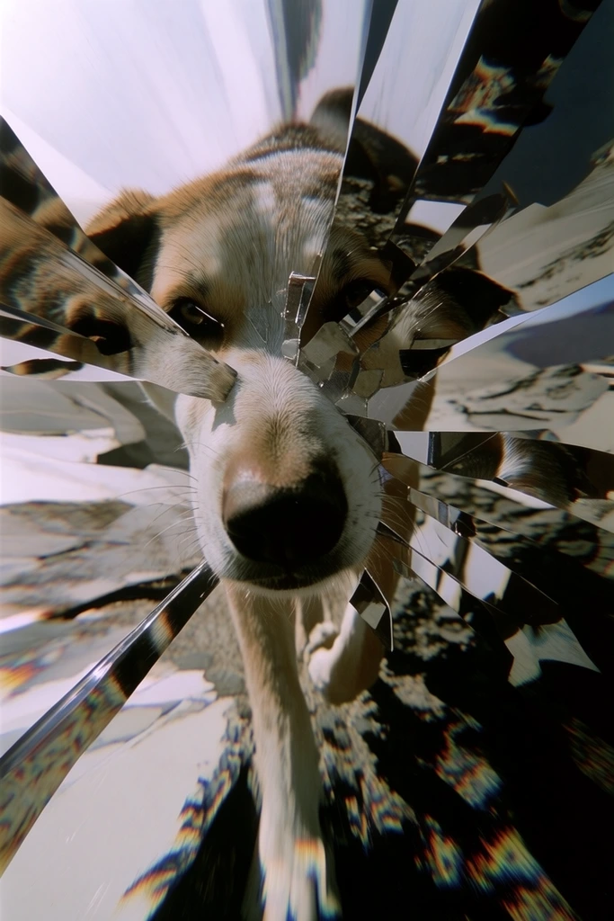 Kinetic Digital Rupture style AI image example 3