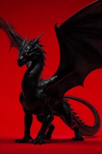 Crimson Noir Minimalism style reference image — dramatic rim lighting
