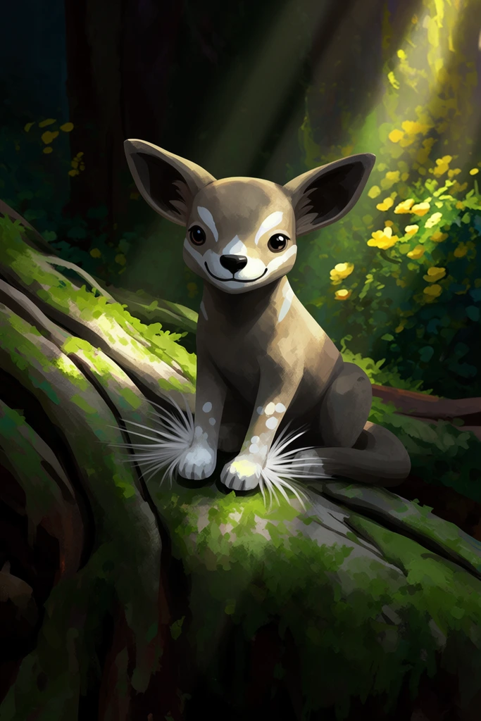 Luminous Forest Mystery style AI image example 3