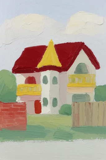 Tactile Naive Whimsy style AI image example 4