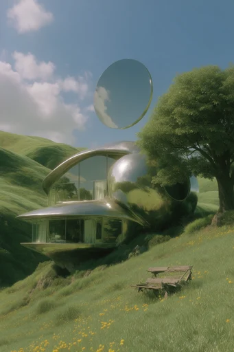 Minimalist Surreal Landscapes style AI image example 4