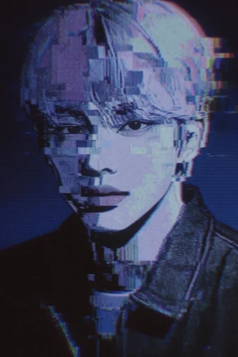 Lofi CRT Surrealism style reference image — scan lines
