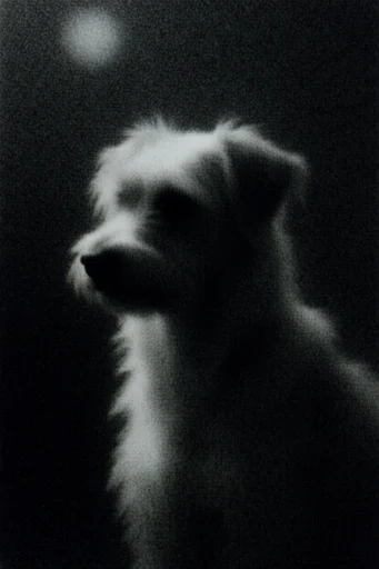 Ethereal Nocturnal Minimalism style reference image — diffused glowing light