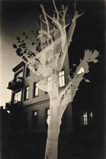 Avant-Garde Darkroom Surrealism style reference image — experimental darkroom photography