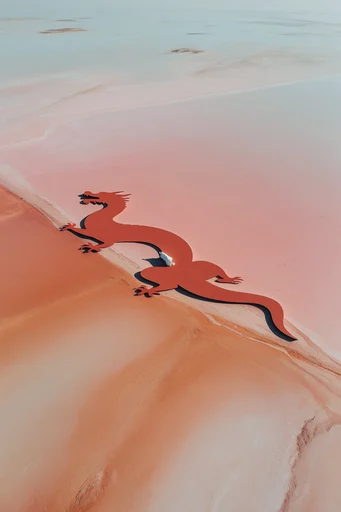 Graphic Aerial Topography style reference image — geometric topography