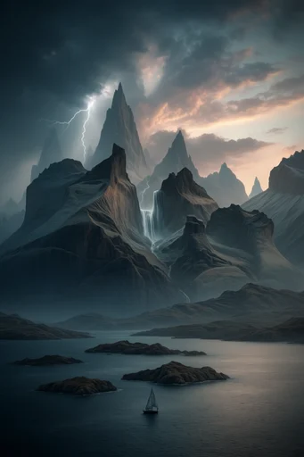 Abyssal Storm Gothic style reference image — gothic ruins