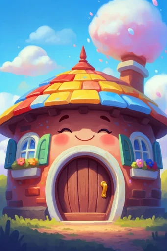Vibrant Whimsical Fantasy style reference image — studio ghibli inspired
