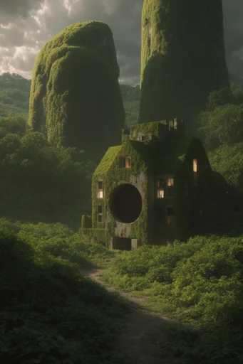 Ethereal Verdant Surrealism style AI image example 4