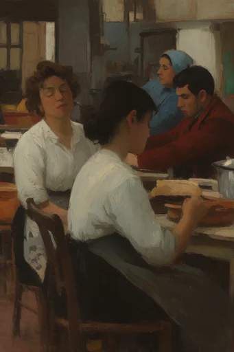 Textured Luminous Impressionism moodboard — generate AI images in this style