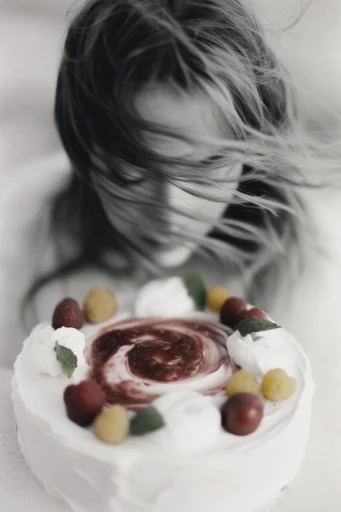 Ethereal Monochrome Motion style reference image — soft focus lens