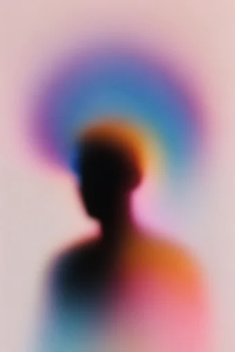 Luminous Chromatic Minimalism style reference image — atmospheric light halo