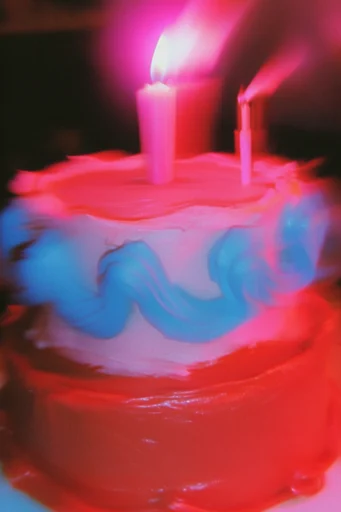 Chromatic Neon Hallucination style reference image — high-contrast saturated palette