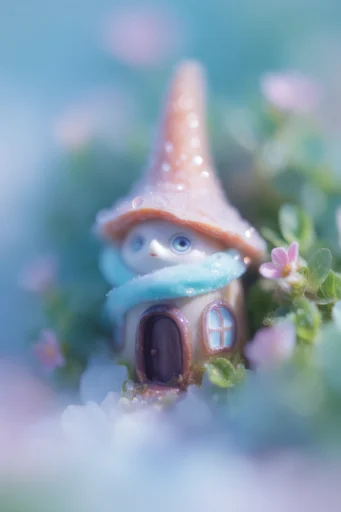 Ethereal Macro Dreamscape style reference image — glistening water droplets