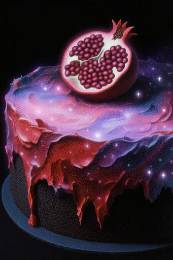 Luminous Cosmic Nostalgia style reference image — high-contrast chiaroscuro