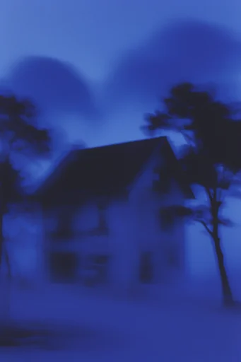 Ethereal Cobalt Nocturne style reference image — minimalist dark background