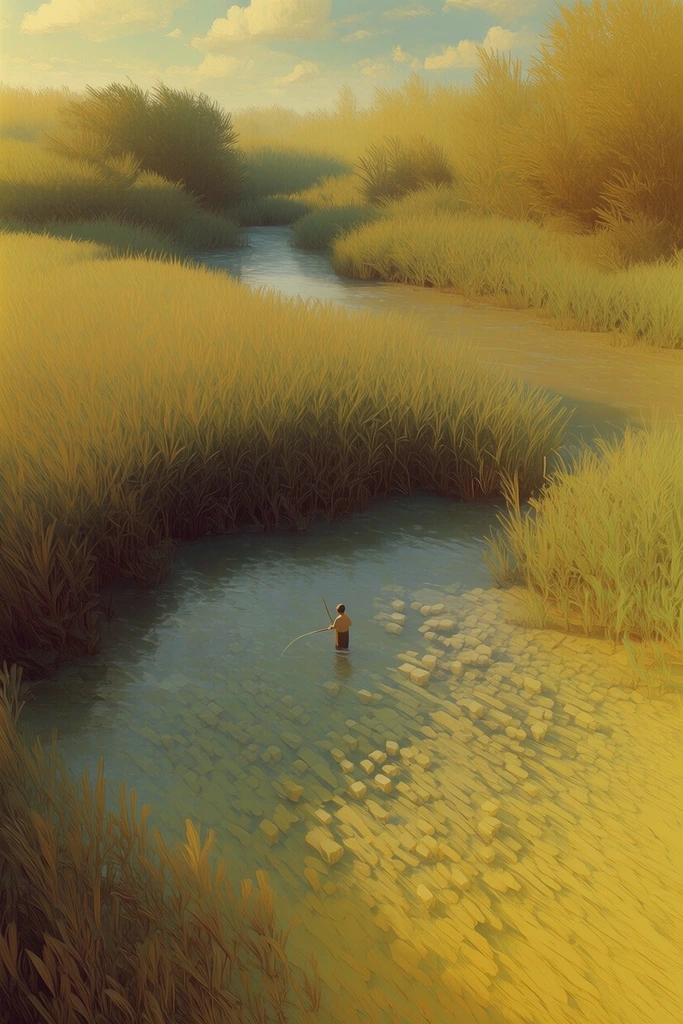Luminous Velvet Landscapes style AI image example 2