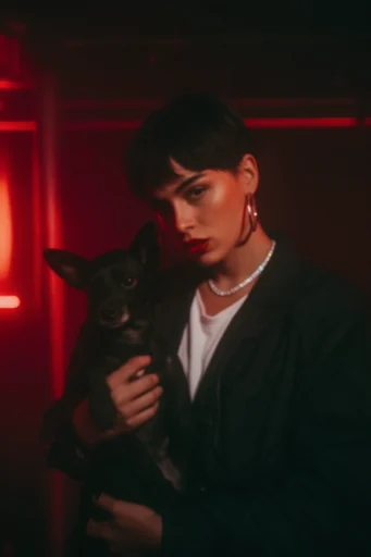 Cinematic Crimson Noir style reference image — moody underground aesthetic