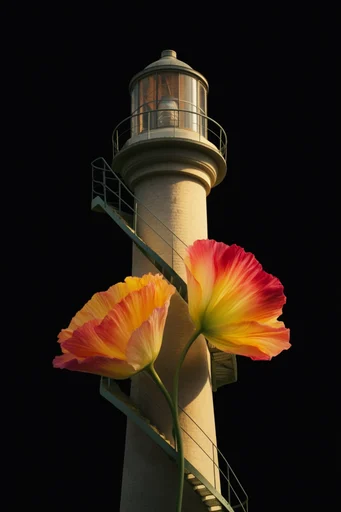 Vibrant Minimalist Botanica style reference image — studio lighting