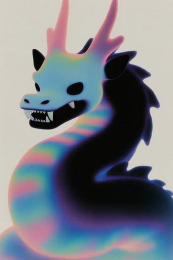 Ethereal Thermal Aura style reference image — grainy analog texture