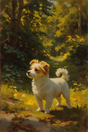 Romantic Pastoral Impressionism style reference image — atmospheric haze