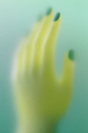 Ethereal Bio-Luminescent Grain style reference image — bioluminescent glow