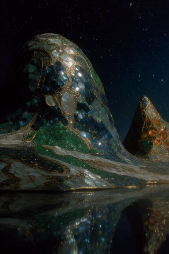 Gilded Gothic Cosmicism style reference image — ornate gilded armor