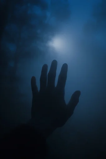 Ethereal Nocturnal Silhouette style reference image — ethereal backlit glow
