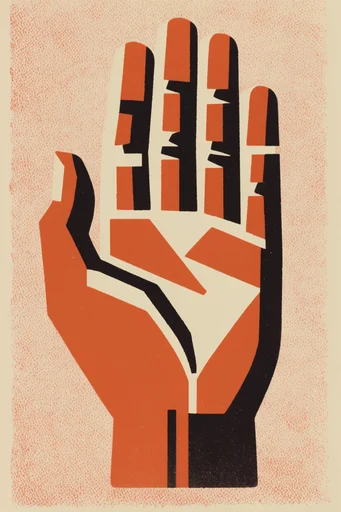 Modern Terracotta Noir style reference image — terracotta and black palette