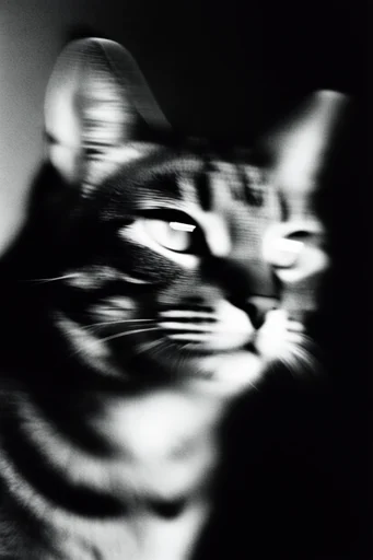 Kinetic Spectral Noir style reference image — abstract figurative